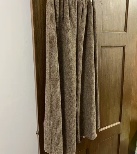 秋冬阔腿裤复古松紧腰均码 几乎全新包邮39...