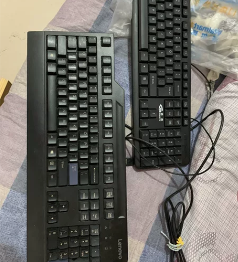 吉选有线键盘，几乎全新，可以使用，江汉区自...