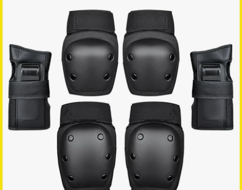 滑板护具专业轮滑儿童成人护膝护肘护掌六件套...