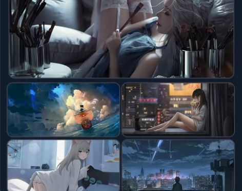 鼠标垫超大号动漫书桌垫男生定制定做二次元电...