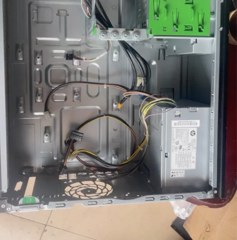 惠普电脑行业机箱，电源正常使用，带机箱内部...