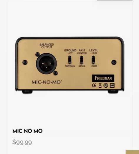 Friedman mic-no-mo 箱体...
