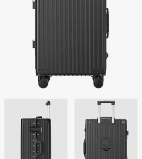 luckybrand多功能行李箱铝框拉杆箱...