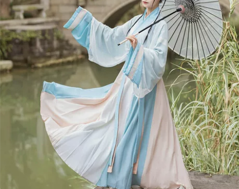 云若欣雨【椿萱】原创汉服女晋制交领齐腰一片...