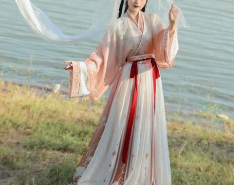 ?汉服女正品原创夏季中国风晋制交领齐腰襦裙...