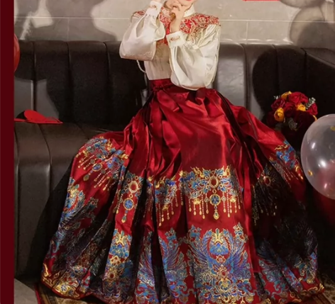 『服饰出租』七月夕原创汉服 喜上眉梢 绣花...