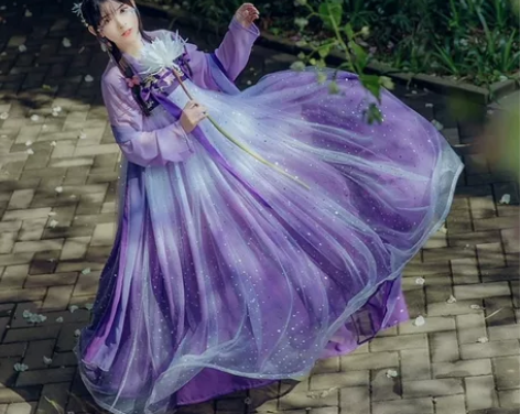 【辰莲鱼梦】正品千韵岗汉服，M码，98成新...