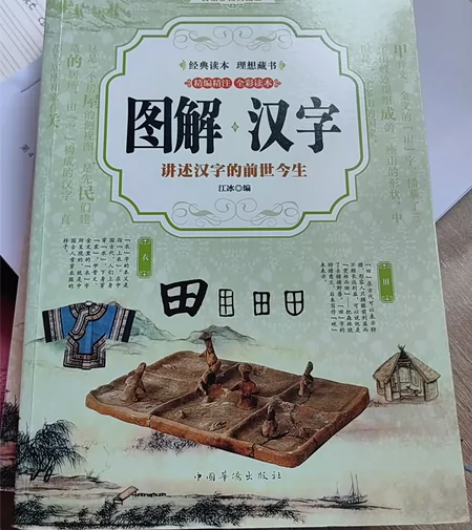 图解汉字讲述汉字的前世今生。几乎全新，买回...