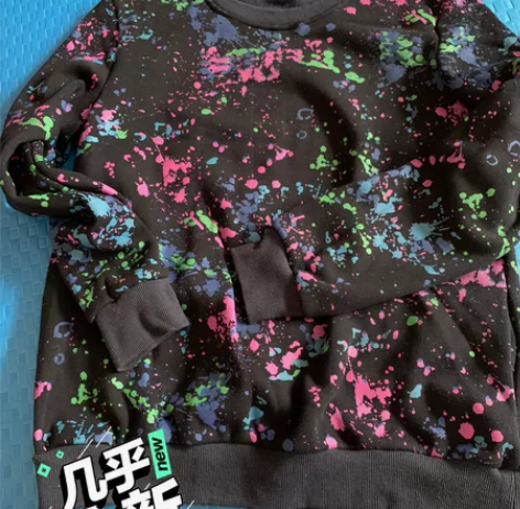 男卫衣薄绒迷彩秋冬加厚宽松 XL，九成新￥...