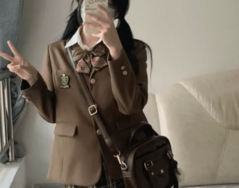 极星一司原创JK制服梨畈中校供感女生校服三...