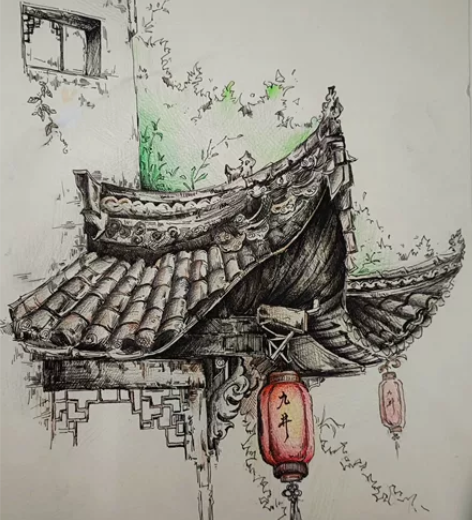 接代画色彩，素描，速写，线描等。 色彩静物...