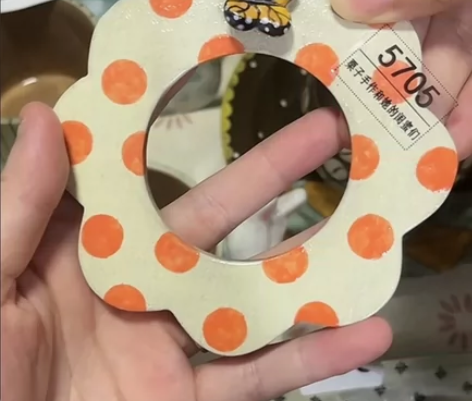 直播间入 景德镇手作陶瓷 立体小蝴蝶茶漏 ...