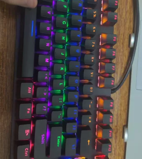 雷柏v500pro 机械键盘，成色不错声音...