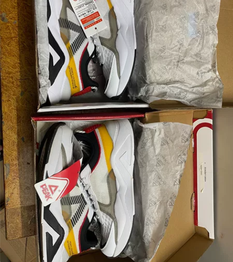 匹克运动鞋男冬季网面透气男鞋学生轻便跑鞋防...