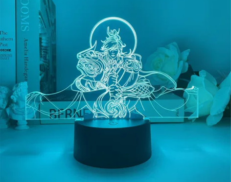 王者荣耀李信一念神魔七色小夜灯盲盒礼物游