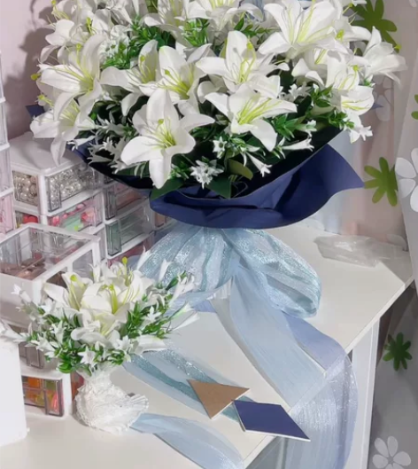 （全款现货）大乔挚爱花嫁cos道具花束百合...