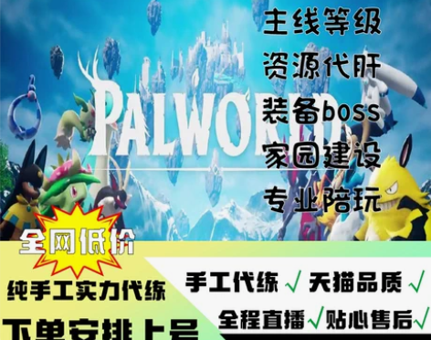 幻兽帕鲁代练代肝刷打陪玩Palworld塔...