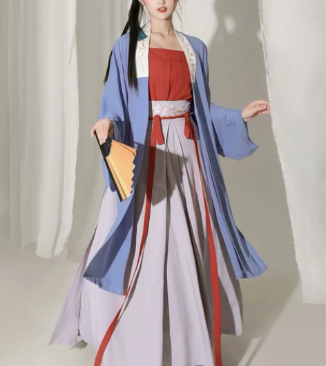 东月棠【清风笺】原创宋制汉服三件套 新年战...