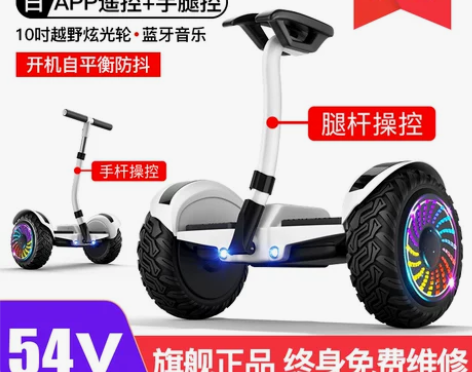 领奥官方旗舰店2021新款电动平衡车腿控双...