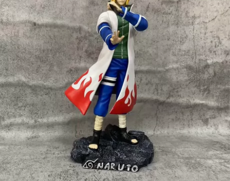 火影忍者 四代目 波风水门 站姿手办 摆件...