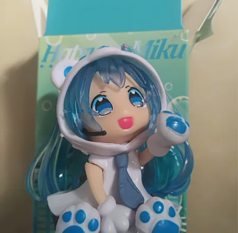 Q版熊初音未来二次元动漫周边手办玩偶女孩盲...