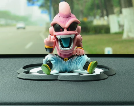 创意七龙珠汽车摆件布欧手办公仔车饰车内卡通...