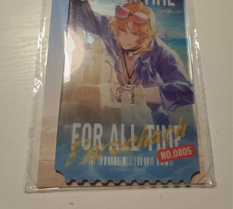 时空中的绘旅人 湛蓝海岛 罗夏 亚克力票根...