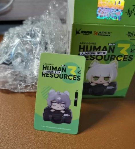 明日方舟周边人力资源包第三弹孑盲盒 孑的人...