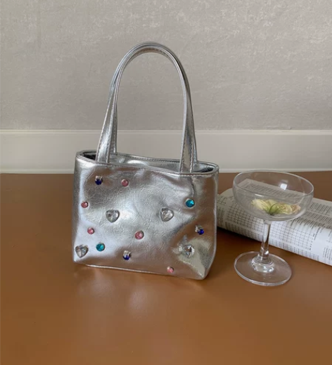 ?小众手提水钻包包女新款2023辣妹风斜挎...