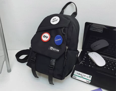 学生个性简约男包单肩包男生挎包潮牌ins女...