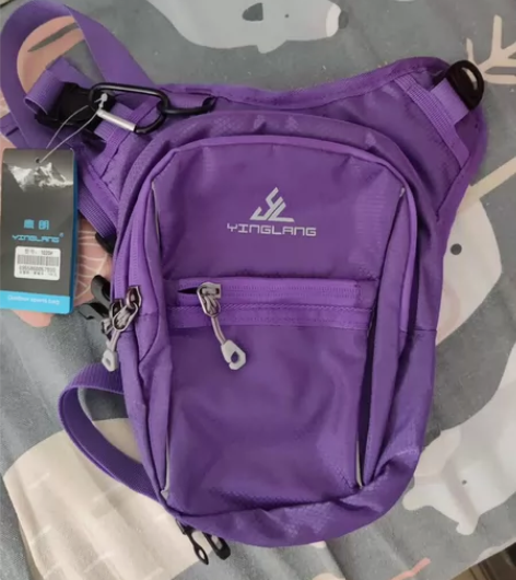 全新骑士腿包转让，紫色。 品牌鹰朗，淘宝可...