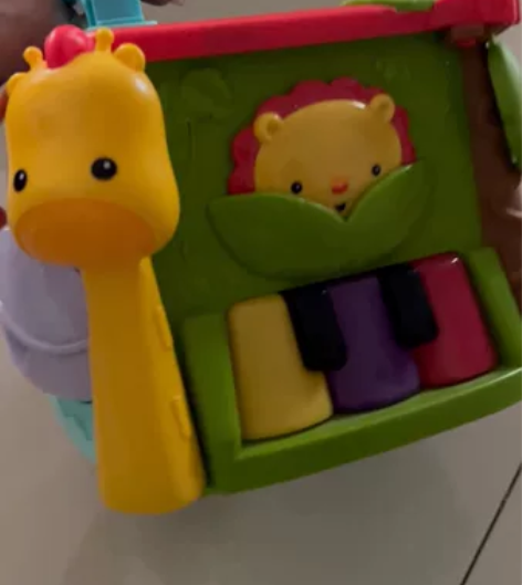 费雪六面体，正品，电话机的话筒找不见了，便...