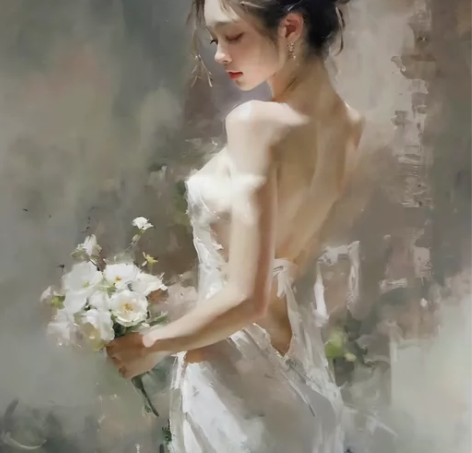 定制油画,最快第二天出图!画像彩铅人物画像...