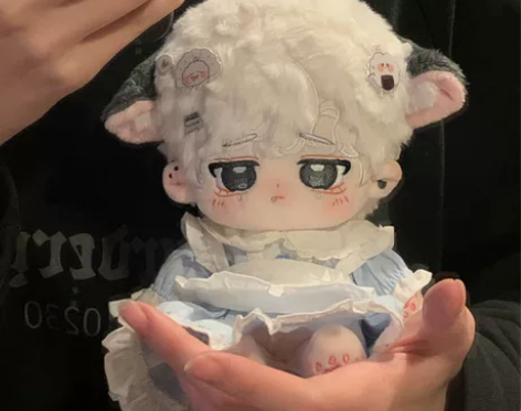 小哭包路未/路末 无属性小狗棉花娃娃公仔2...