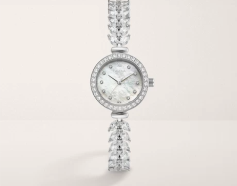 DAVENA蒂玮娜美人鱼手表女款小表盘轻奢...