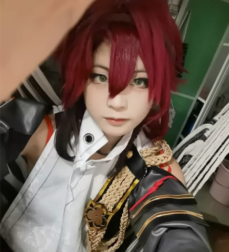 鹿野院平藏cos服大全套假发鞋子衣服道具刀...