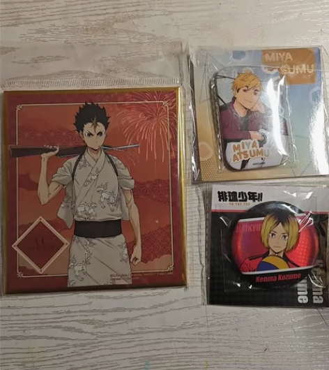 排球少年星河动漫西谷夕浴衣色纸 12r 宫...