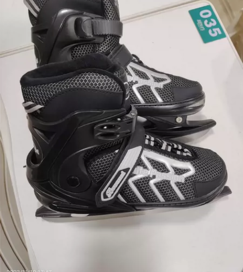 伴威42-45号可调节冰刀鞋，质量非常好，...