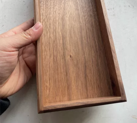 工厂清仓处理北美黑胡桃实木收纳盒 打磨光滑...