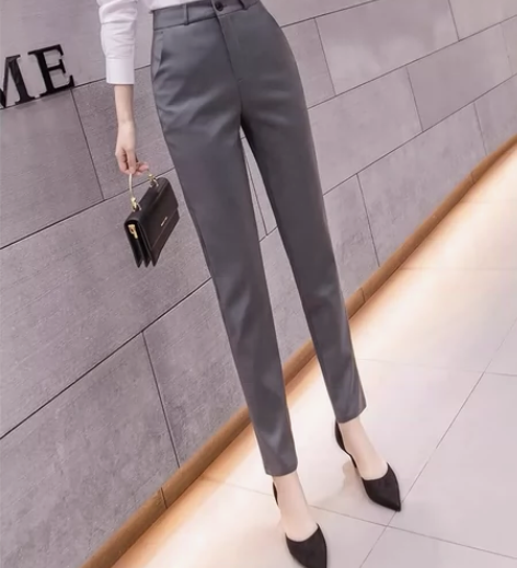 九成新！西裤！秋冬季加绒加厚西装裤工作裤职...