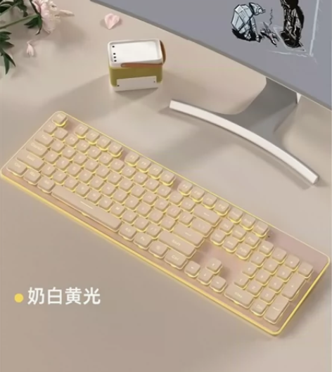 【亏本甩卖】有线键盘发光机械手感电脑笔记本...