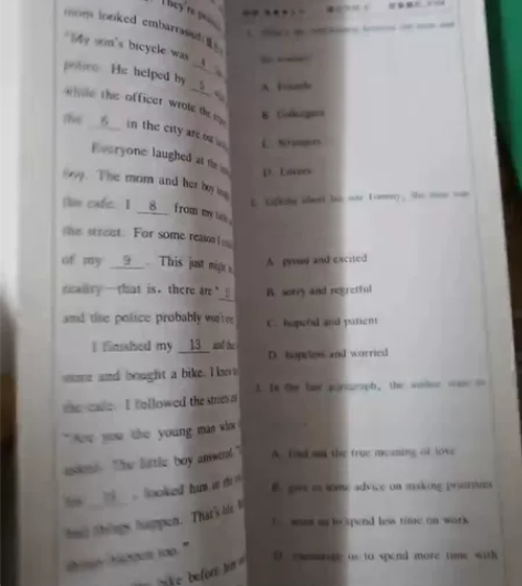 星火英语阅读理解与完型 就写了6页