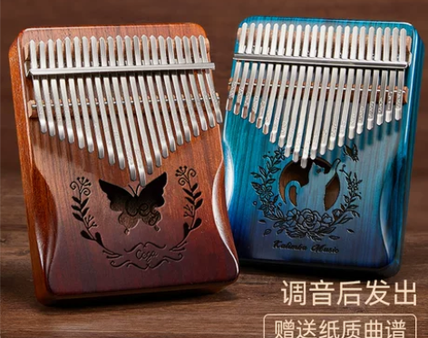 拇指琴卡林巴17音初学者入门女生正品21音...