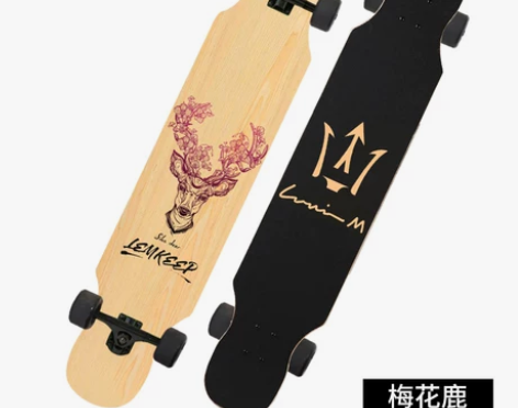 滑板长板成人刷街公路女生舞板男生青少年四轮...