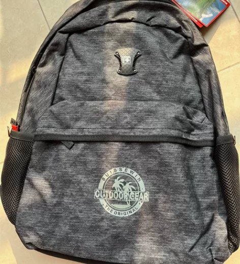 全新电脑包，时尚，青春，防水设计，黑色和灰...