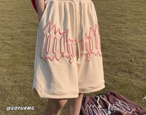 【礼遇价】欧美发泡印花短裤男夏季青少年休闲...