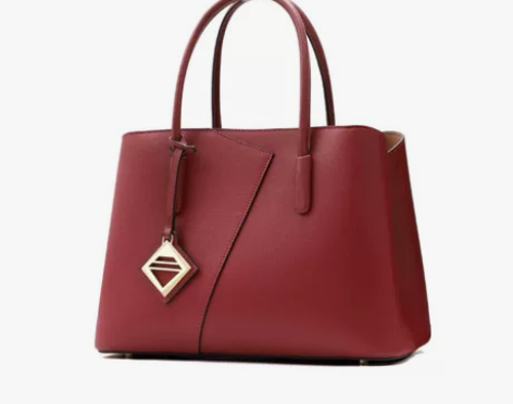 真皮妈妈包2023新款轻奢品牌大气女士包包...