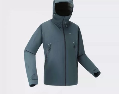 迪卡侬mh500冲锋衣 XL 蓝色 徒步自...