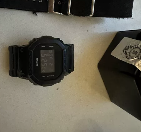 卡西欧DW-5600BBN黑色小方块 尼龙...