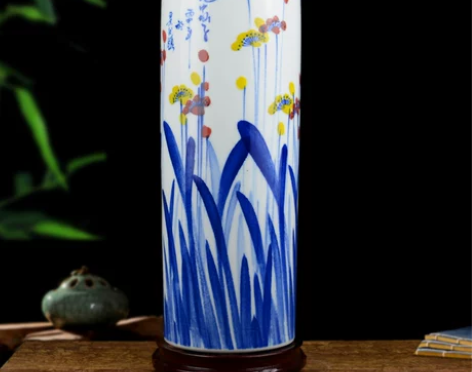 景德镇陶瓷花瓶———花仙子箭筒花瓶 因为搬...